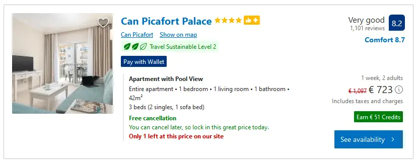 Can Picafort Palace