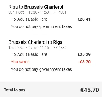 From Riga to Brussels
